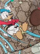 GUCCI - Disney Printed Monogrammed Coated-Canvas and Mesh Baseball Cap - Neutrals