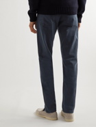 Loro Piana - Straight-Leg Garment-Dyed Jeans - Blue