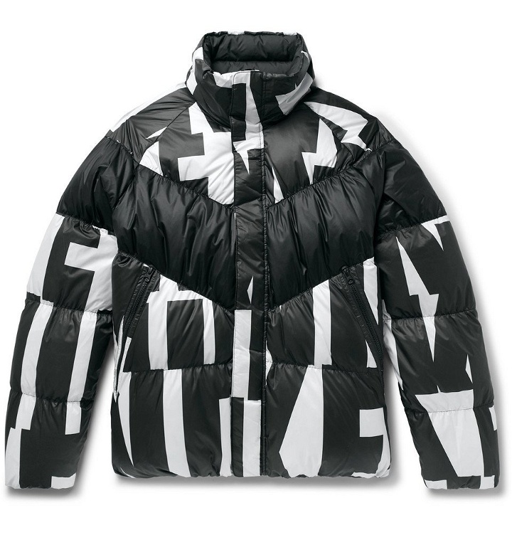 Photo: Nike - Sportswear Quilted Printed Shell Down Jacket - Men - Black