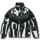 Nike - Sportswear Quilted Printed Shell Down Jacket - Men - Black