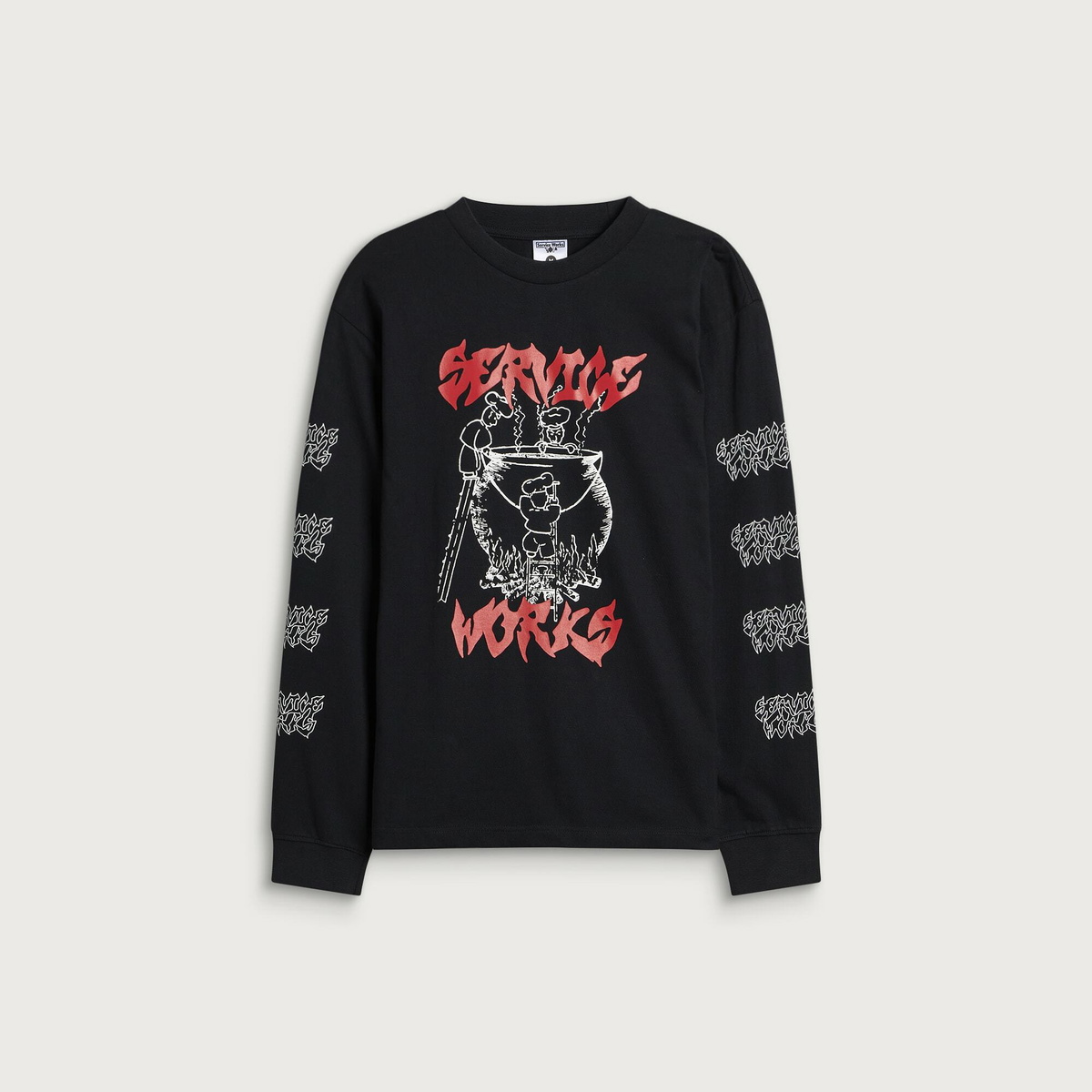 Service Works Men's Boiling Point LS T-Shirt in Black