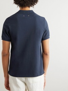 Vilebrequin - Slim-Fit Logo-Embroidered Cotton-Piqué Polo Shirt - Blue