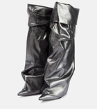 Alexandre Vauthier Ruched leather boots