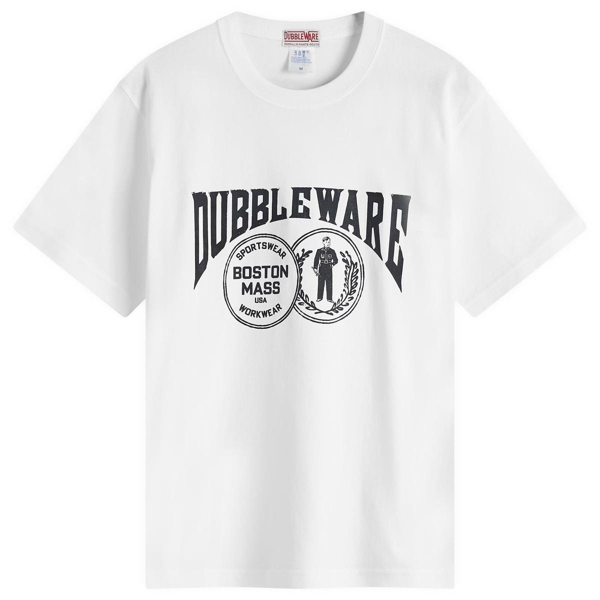 Dubbleware Men's Double Disc T-Shirt in White