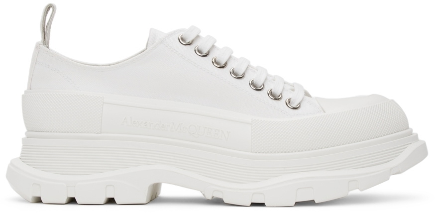 【関税込み】Tread Slick Sneakers - Alexander Mcqueen - White Alexander McQueen White Tread Slick Sneakers Alexander McQueen