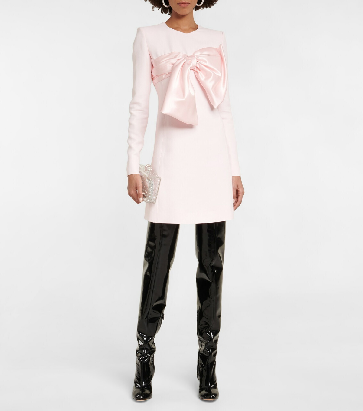 Giambattista Valli - Suede-trimmed PVC knee-high boots