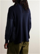 Norbit by Hiroshi Nozawa - Cotton-Blend and CORDURA® Rollneck Sweater - Blue