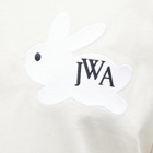 JW Anderson Men's Embroidered Bunny T-Shirt in Beige