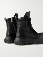 Rick Owens - Bozo Tractor Leather Boots - Black