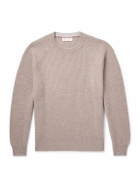 Brunello Cucinelli - Ribbed Cashmere Sweater - Neutrals