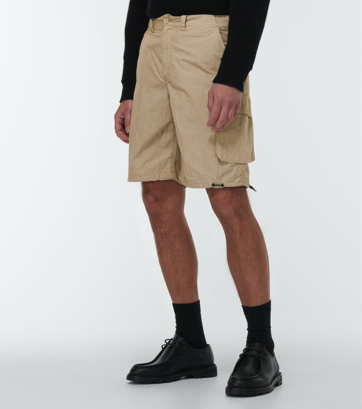Our Legacy - Trekking Cargo Shorts Army Green Cotton Ripstop