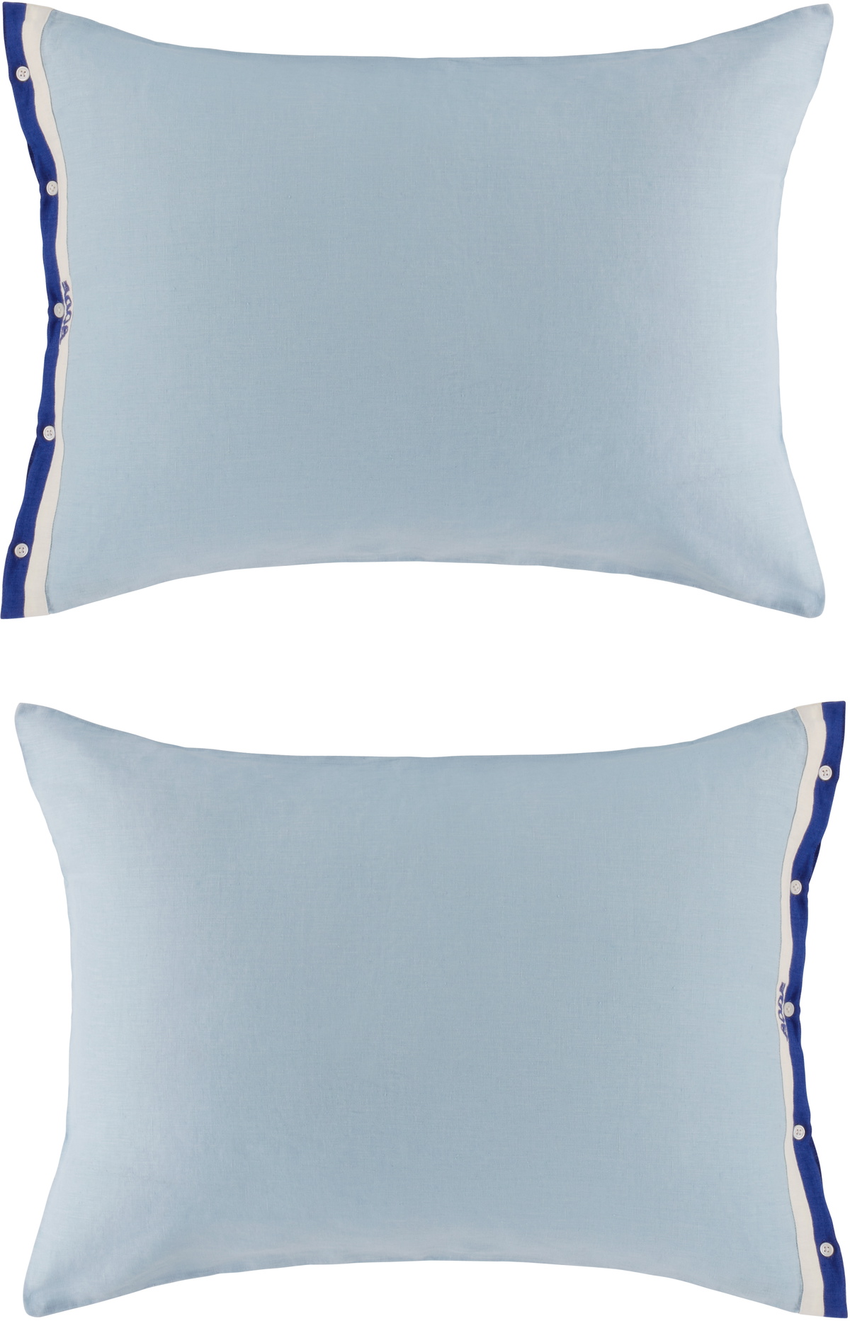 Bode Blue & White Seedling Stripe Pillowcase Set
