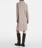 Jardin des Orangers Knitted wool and cashmere midi dress
