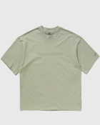 New Balance Hyper Density Jersey Oversized T Shirtd T Shirt Green - Womens - Shortsleeves