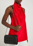 Christian Louboutin Paloma Embellished Leather Clutch - Black - One Size