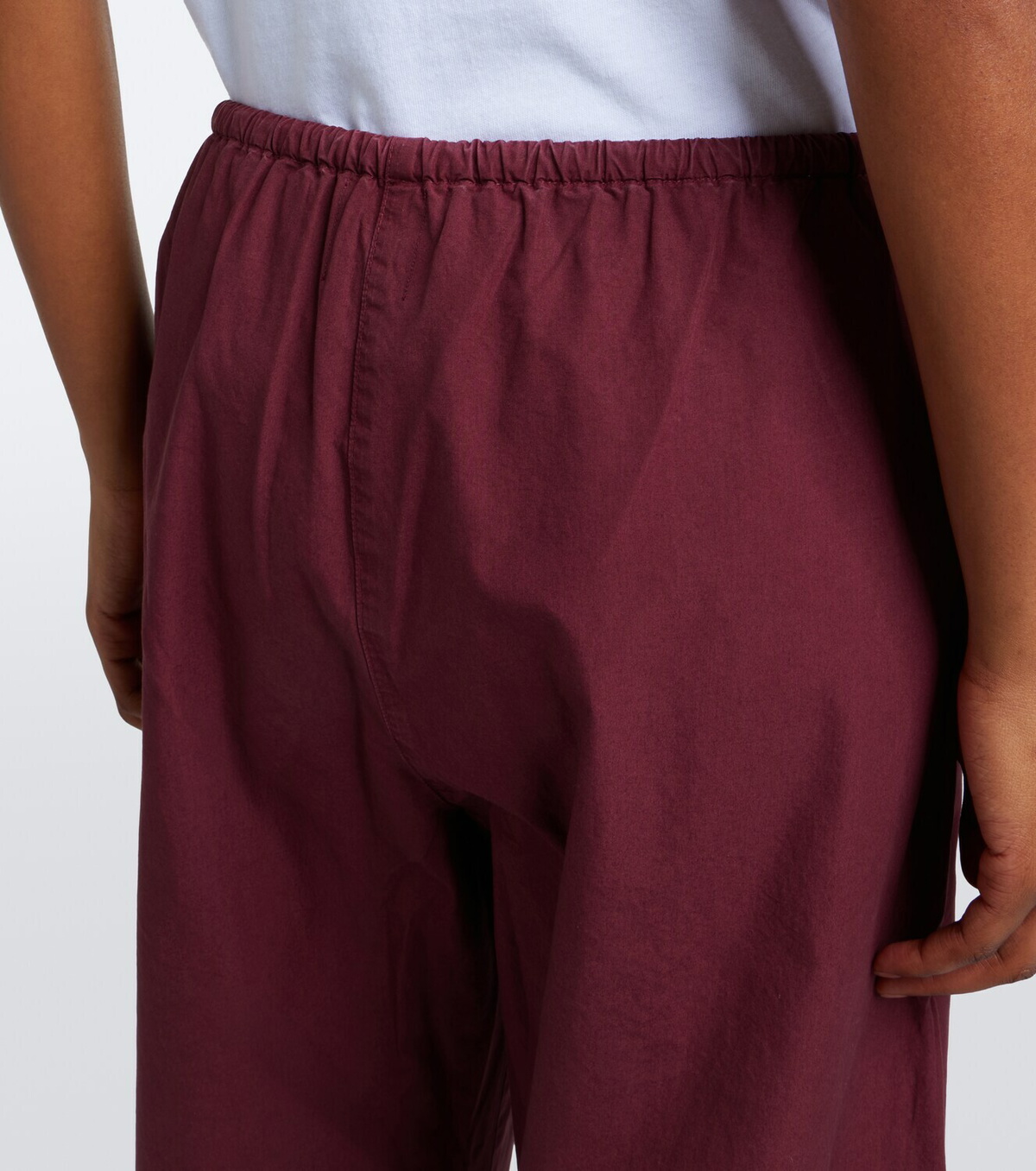 Leset Kyoto cotton wide-leg pants