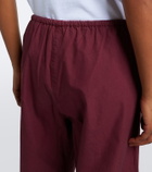 Leset Kyoto cotton wide-leg pants