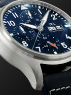 IWC Schaffhausen - Pilot's Automatic Chronograph 41mm Stainless Steel and Leather Watch, Ref. No. IW388101