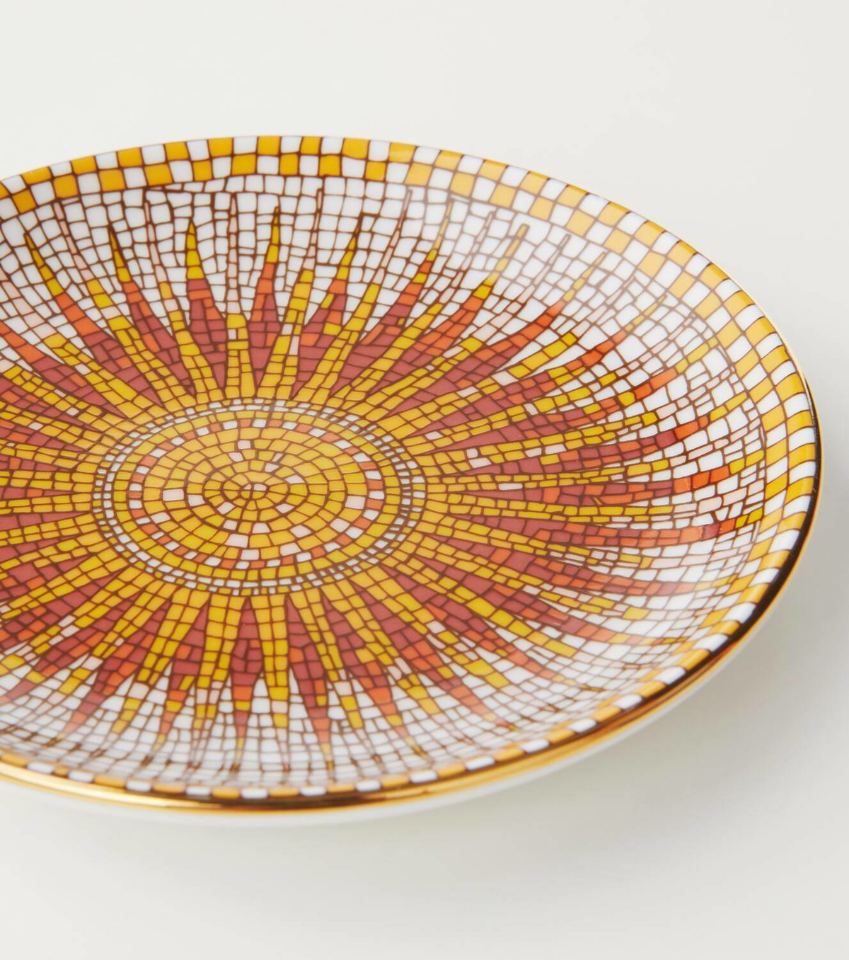 La DoubleJ Sunrays porcelain plate
