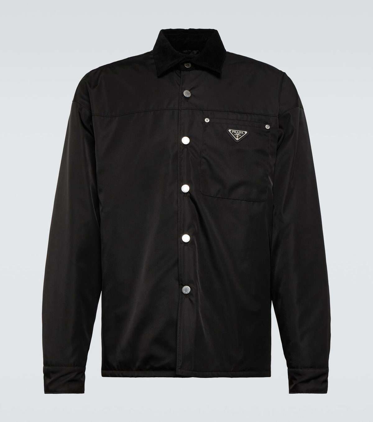 【PRADA】RE-NYLON PADDED SHIRT Prada Re-Nylon padded overshirt Prada