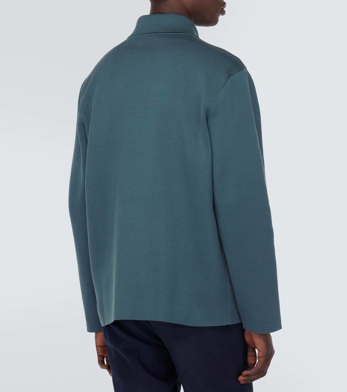 Berluti Leather-trimmed cotton and silk-blend overshirt