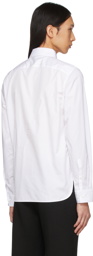 Neil Barrett White Chalk Thunderbolt Shirt