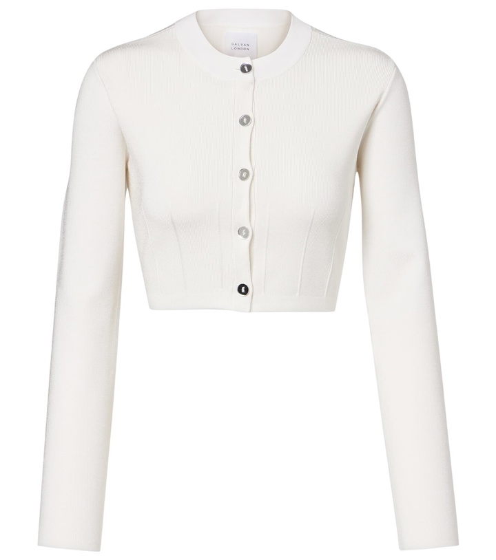 Photo: Galvan Atalanta cropped cardigan