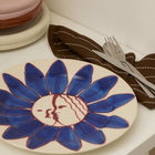 HAY x Emma Kohlmann La Pittura Plate in Deep Blue Flower 