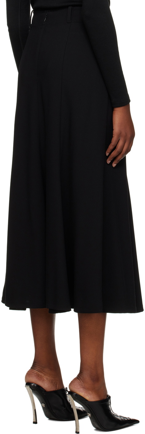 Maiden Name Black Laura Midi Skirt