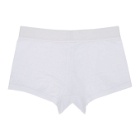 Versace Underwear White Low-Rise Boxer Briefs