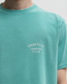 Snow Peak Recycled Cotton Dyed T-Shirt SPC Green Mens Shortsleefe
