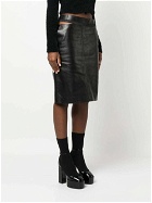 FENDI - Leather Midi Skirt