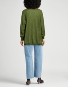 Manila Grace Womens Cardigan in Green