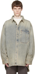 Entire Studios Blue Herculean Denim Shirt