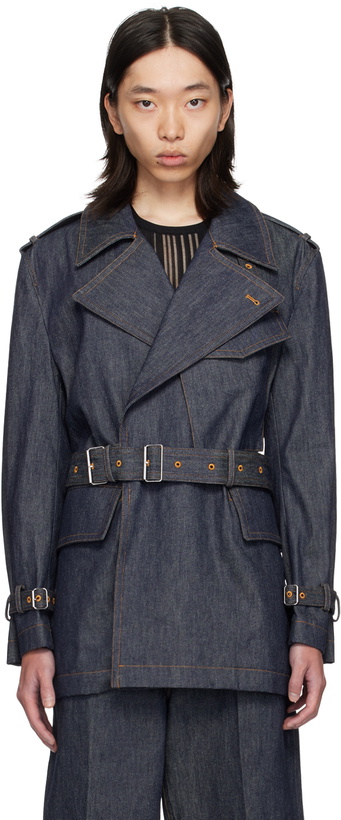 Photo: Helmut Lang Indigo Rider Denim Jacket