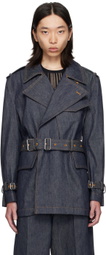 Helmut Lang Indigo Rider Denim Jacket