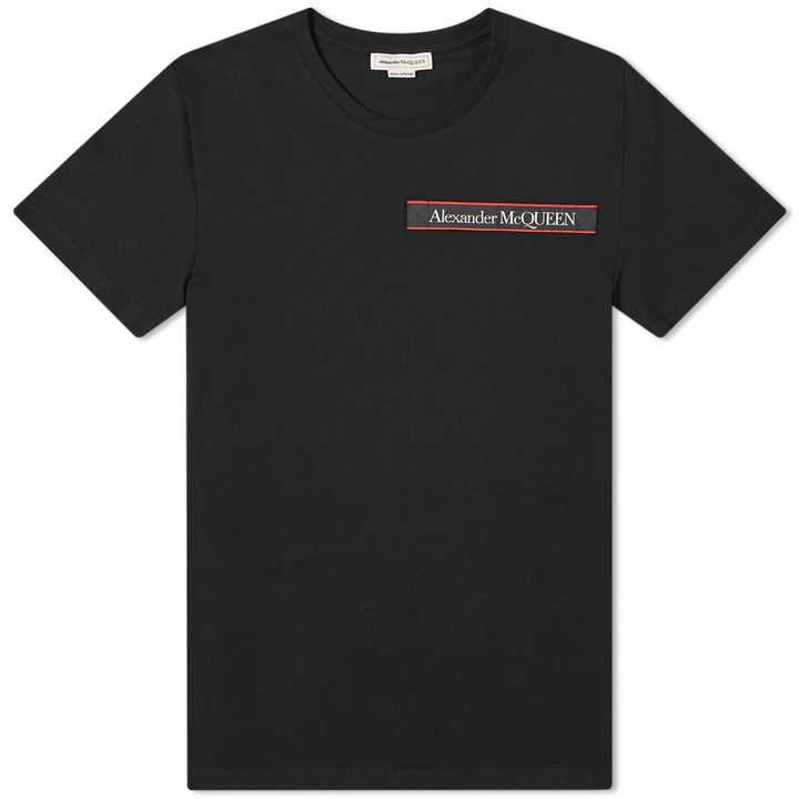 Photo: Alexander McQueen Logo Taped Tee