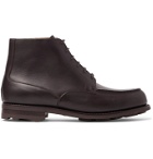 J.M. Weston - Leather Derby Boots - Brown