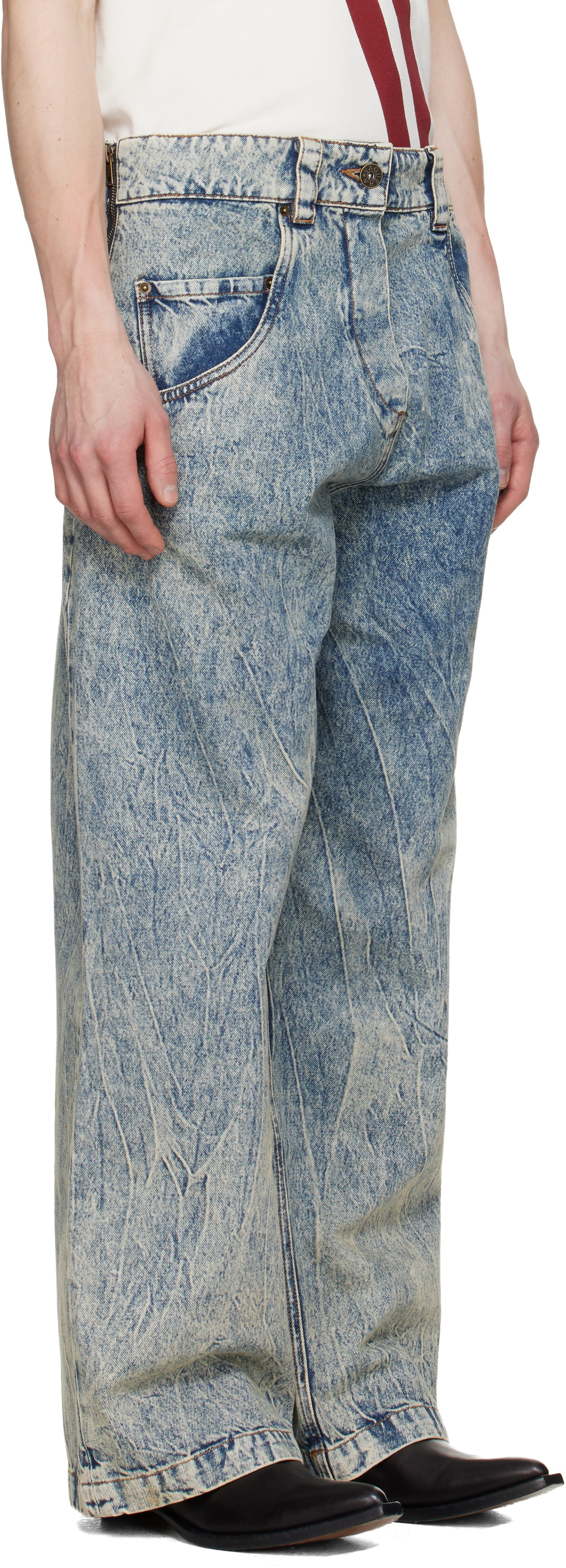 VAQUERA Blue Backwards Jeans