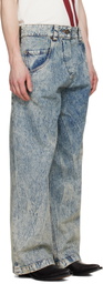 VAQUERA Blue Backwards Jeans