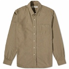 Our Legacy Men's Classic Shirt in Peafowl Silk Noil