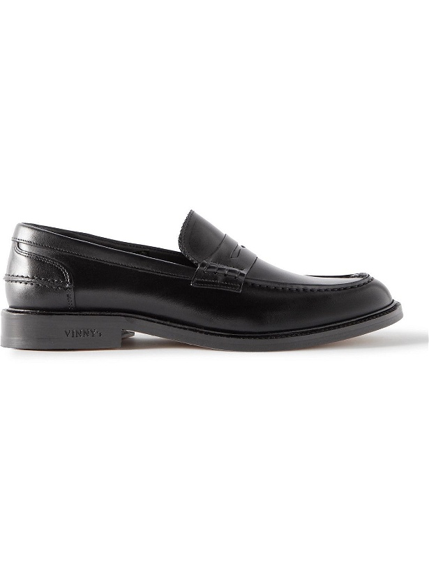 Photo: VINNY's - Townee Leather Penny Loafers - Black