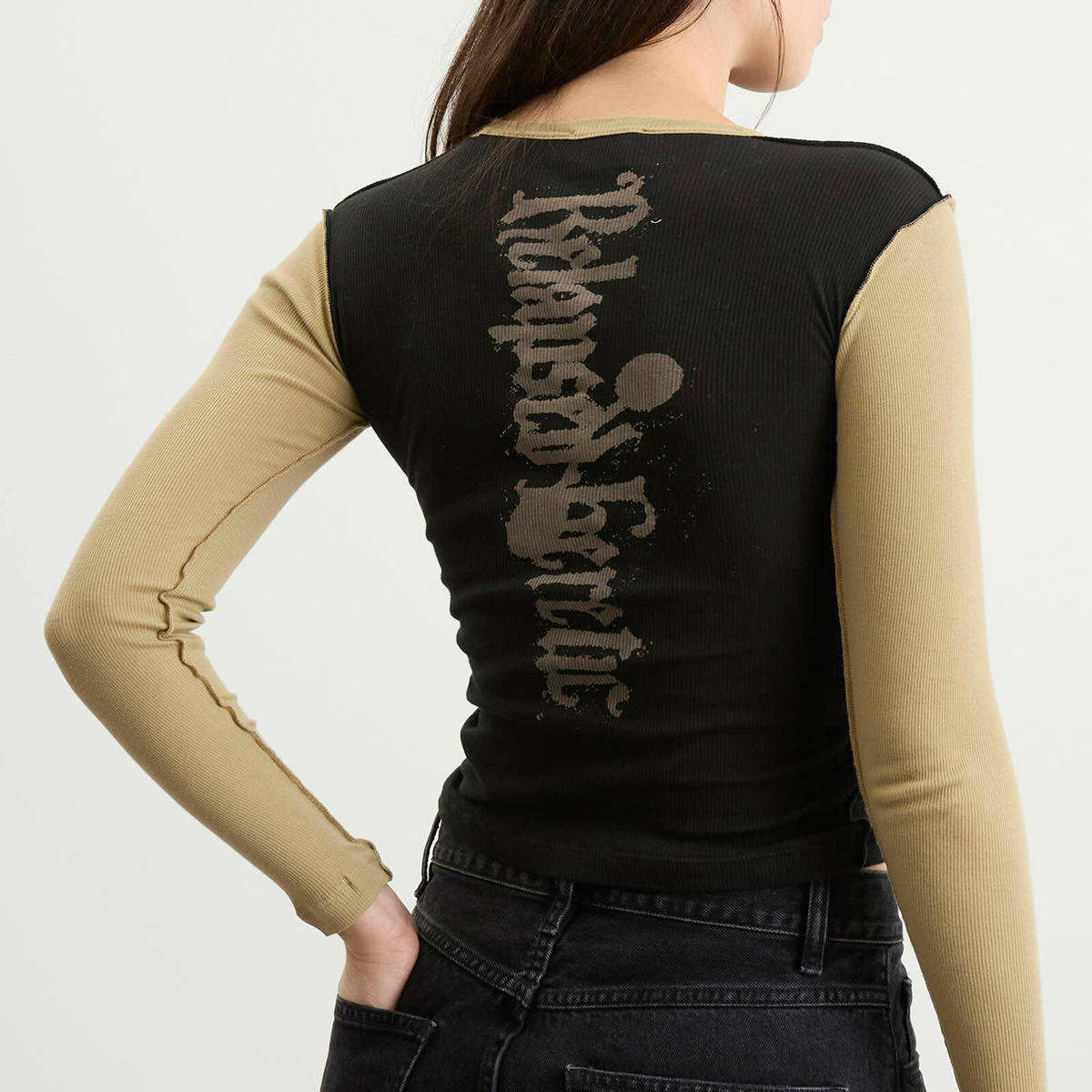 Aries Women's Relapsed Heretic Baby Fit Long Sleeve T-Shirt in Multi