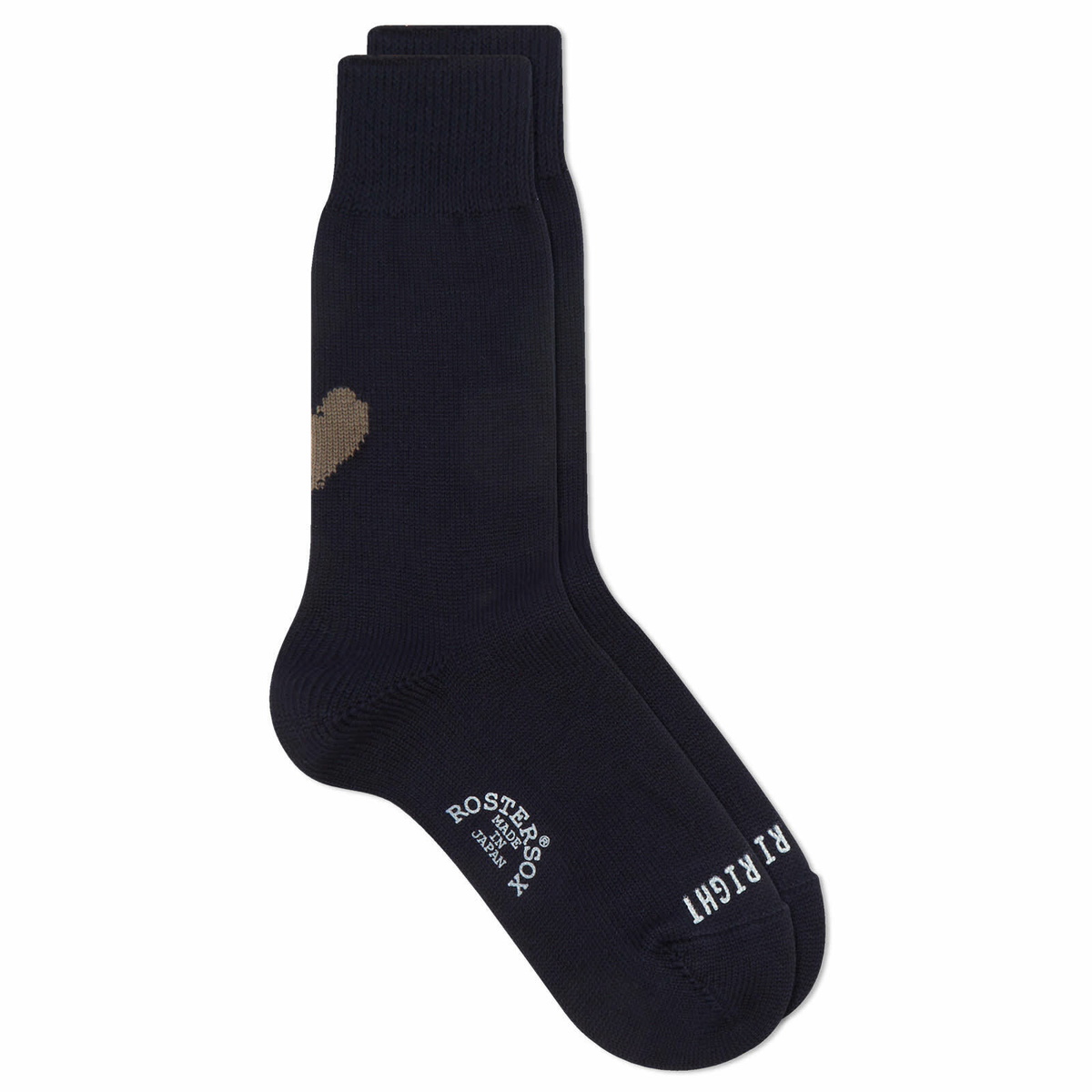 Rostersox Heart by X Socks in Navy
