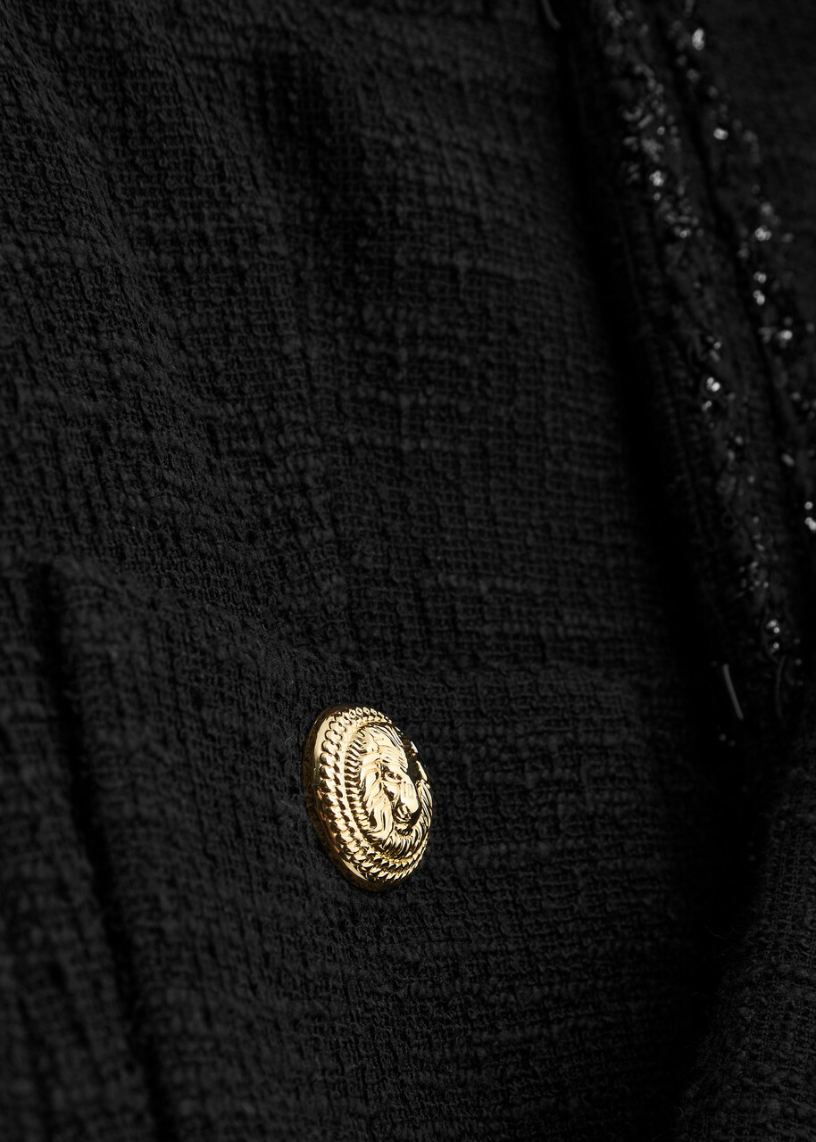 【Rebecca Vallance】 Margo boucleジャケット MARGO-JACKET_BLACK-24019-