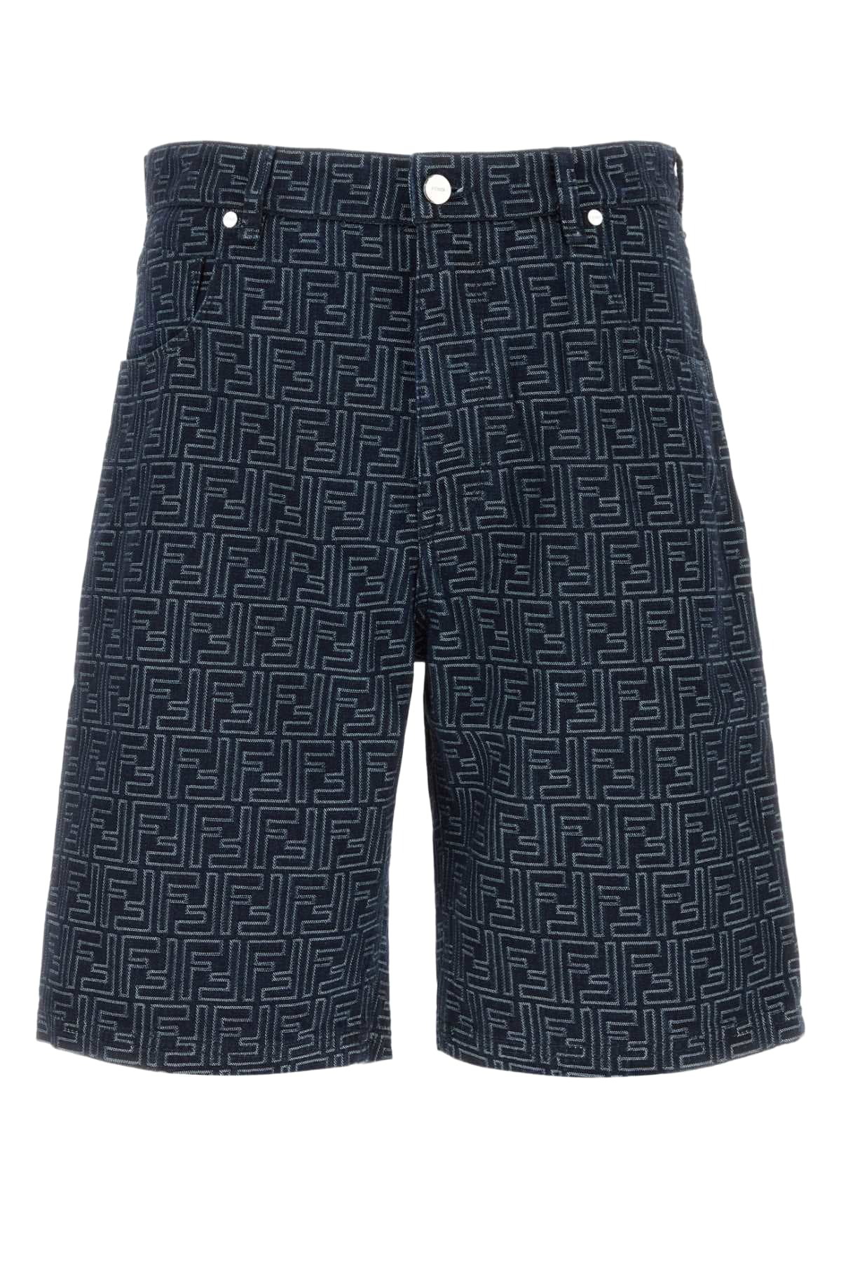 ショートパンツ Fendi Embroidered Viscose Shorts p25_fendi_p25-fendi-