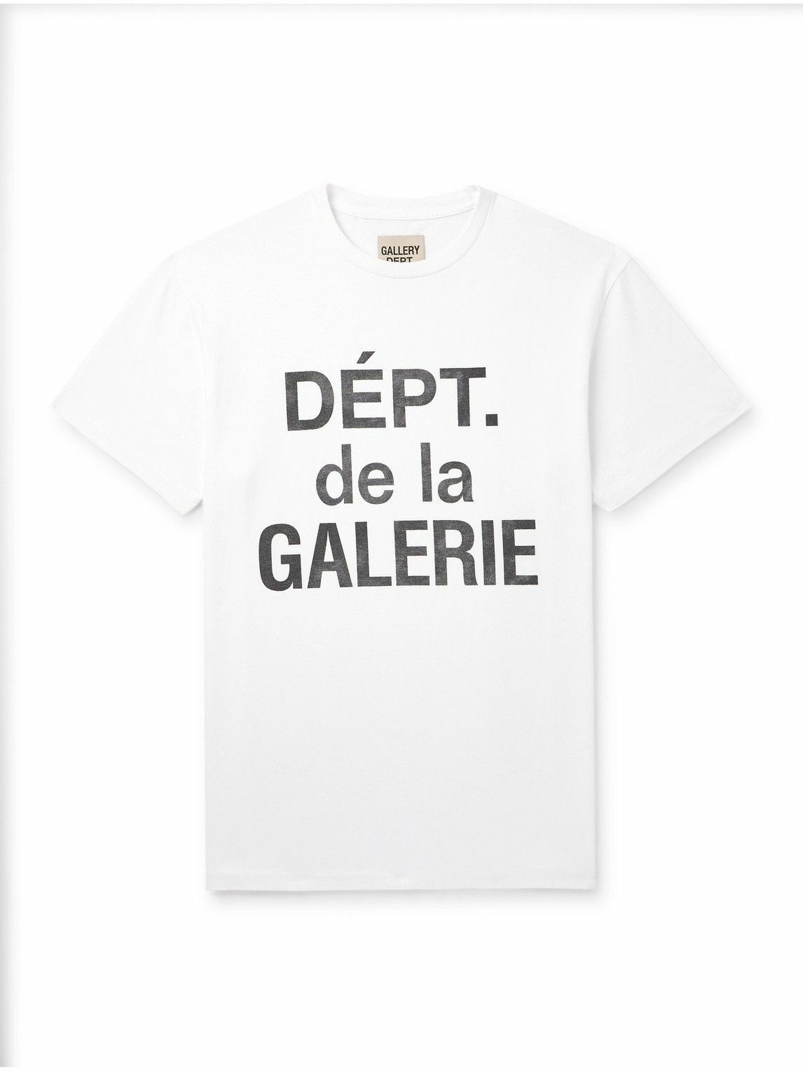 Gallery Dept. - Logo-Print Cotton-Jersey T-Shirt - White Gallery Dept.