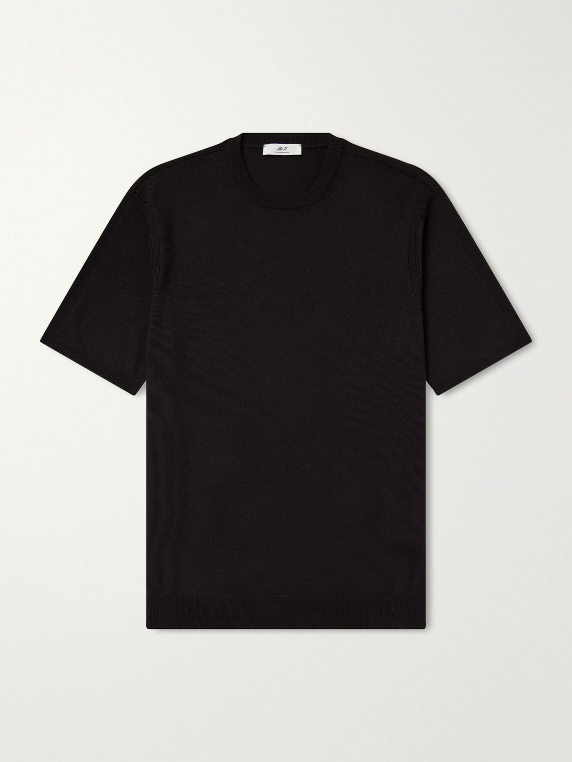 Mr P. - Merino Wool T-Shirt - Brown