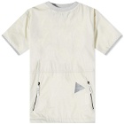 And Wander Men's Pertex Wind T-Shirt in Off White