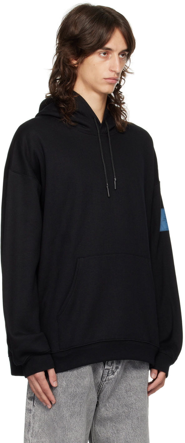 N.Hoolywood Black Drawstring Hoodie